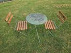 antieke tuinset, Tuin en Terras, Tuinsets en Loungesets, Ophalen, Gebruikt, Hout, Tuinset