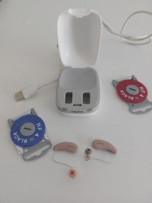 Oplaadbaar Hoorapparaat Signia (links en rechts), Elektronische apparatuur, Persoonlijke Verzorgingsapparatuur, Gebruikt, Overige typen