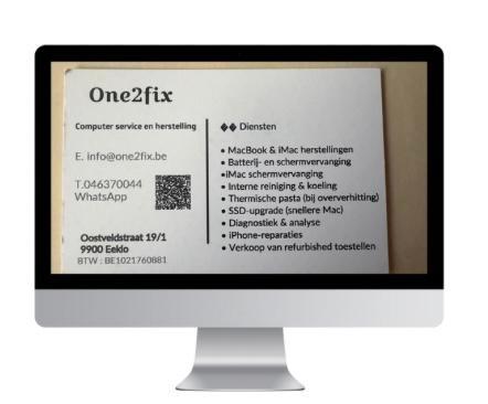 ️ [IMAC HERSTELLING – DIENSTEN], Computers en Software, Apple Desktops, iMac, SSD, Ophalen