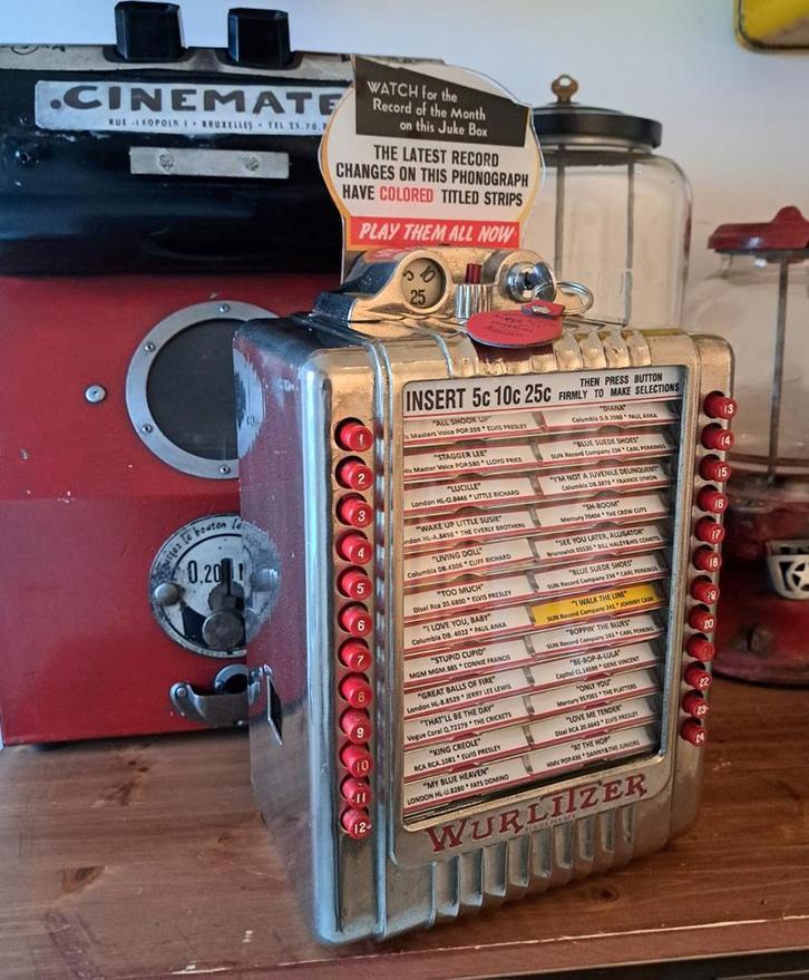 Boîtier mural Wurlitzer W3020, Collections, Machines | Jukebox, Wurlitzer, Enlèvement ou Envoi