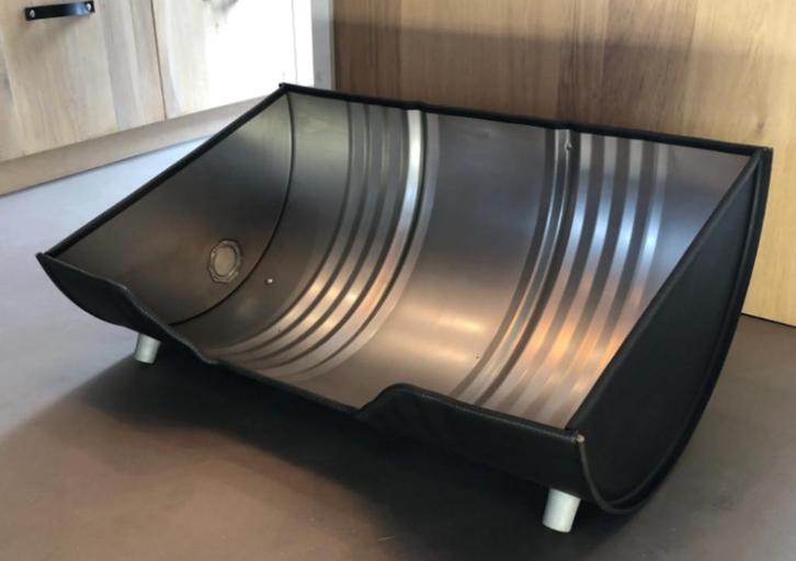 Hondenmand Olievat Matzwart, Dieren en Toebehoren, Hondenmanden, Zo goed als nieuw, Overige, Ophalen