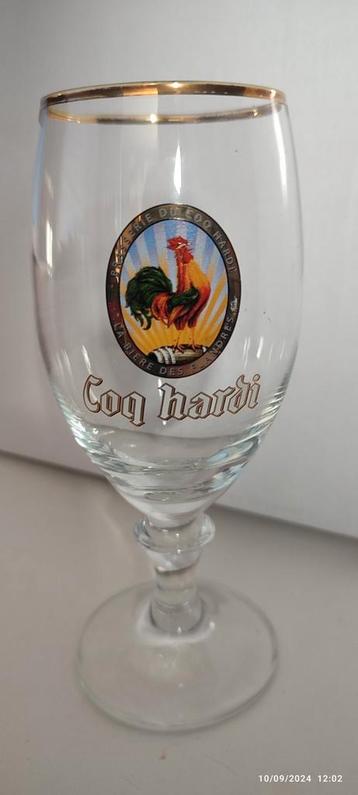 Un verre COQ HARDI ., Enlèvement, Comme neuf, Verre ou Verres, Autres marques