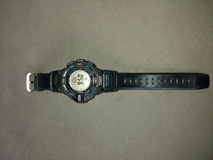 casio pro trek prg-270-1er, Handtassen en Accessoires, Horloges | Heren, Zo goed als nieuw, Polshorloge, Casio, Kunststof, Kunststof