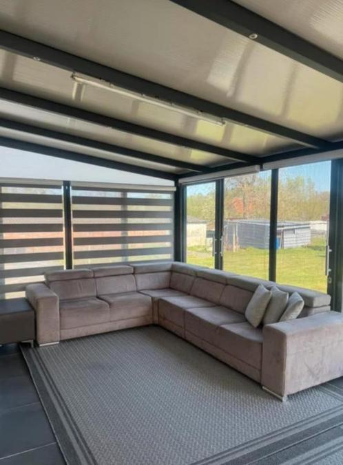 Hoekzetel salon, Huis en Inrichting, Zetels | Complete zithoeken, Gebruikt, Stof, Ophalen