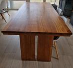 Magnifique table 8 personnes en teck naturel massif, Ophalen, Teakhout, 200 cm of meer, 50 tot 100 cm