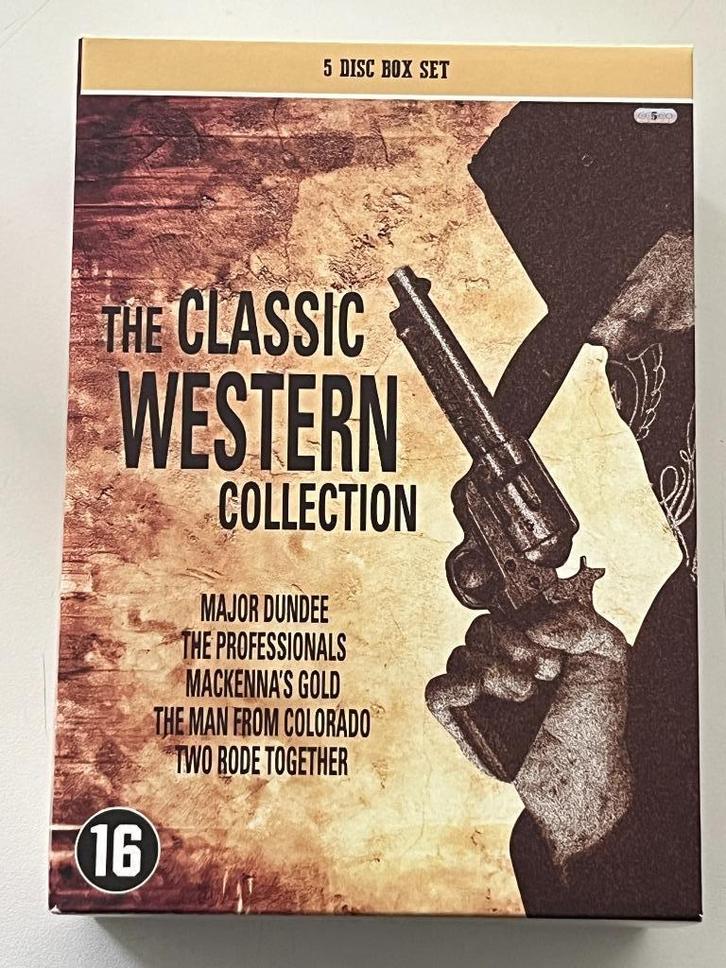 The Classic Western Collection (5 Disc Box Set), Cd's en Dvd's, Dvd's | Actie, Gebruikt, Overige genres, Boxset, Vanaf 16 jaar