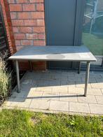 Tuinset: Ijzeren tuintafel + 4 stoelen + 4 kussentjes, Ophalen, Gebruikt, Tuinset, Eettafel