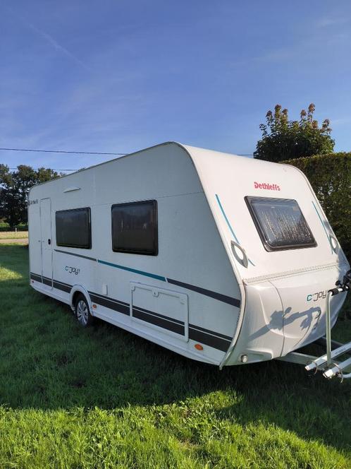 caravane Dethleffs CJOY 480FSH modèle 2022, Caravanes & Camping, Caravanes, Particulier, jusqu'à 3, 750 - 1000 kg, Petit siège