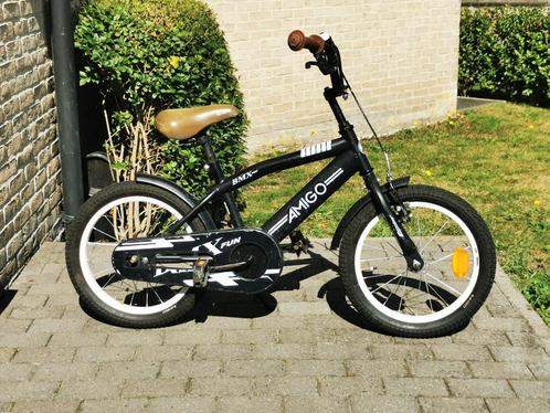 Kinderfiets Amigo BMX Fun, Fietsen en Brommers, Fietsen | Crossfietsen en BMX, Zo goed als nieuw, 16 tot 20 inch, Staal, Ophalen