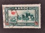 Marokko 1939/40 - met opdruk, Ophalen of Verzenden, Marokko, Gestempeld