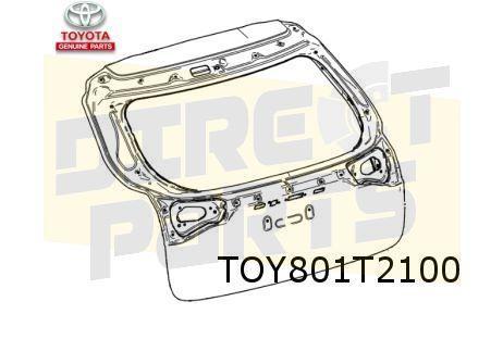 Toyota Yaris Cross achterklep (8/21-) (te spuiten) Origineel, Auto-onderdelen, Carrosserie, Achterklep, Toyota, Achter, Nieuw