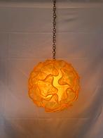 Vintage Italiaanse hanglamp met kunststof gevormde schalen, Enlèvement ou Envoi, Utilisé