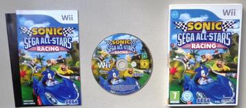 Sonic & Sega All Stars Racing voor de Nintendo Wii Compleet  beschikbaar voor biedingen