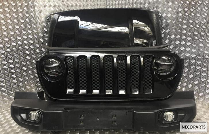 JEEP WRANGLER JL SAHARA 2.2D COMPLEET VOORKOP BUMPER KOPLAMP, Auto-onderdelen, Carrosserie, Achterklep, Jeep, Achter, Gebruikt