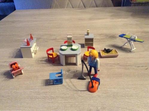 Playmobil huishouden speelset, Kinderen en Baby's, Speelgoed | Playmobil, Gebruikt, Complete set, Ophalen of Verzenden