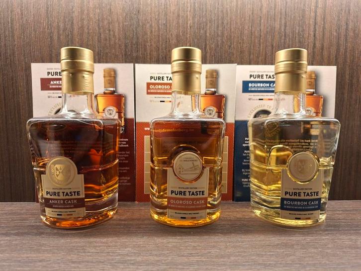 Set 3 Pure Taste whisky's Het Anker, Handtassen en Accessoires, Uiterlijk | Parfum, Ophalen