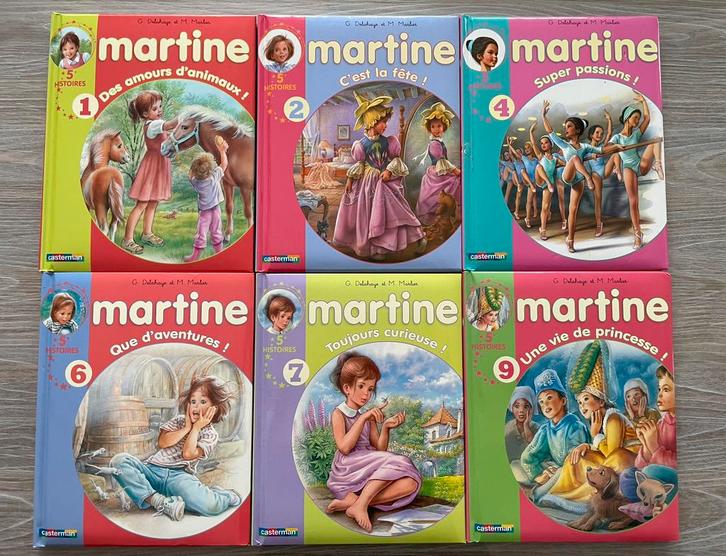 Martine, set van 6 verzamelingen van elk 5 verhalen, Boeken, Kinderboeken | Kleuters, Gelezen, Fictie algemeen, 4 jaar, Jongen of Meisje