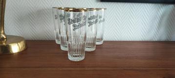 vintage stella artois bierglazen jaren 50 / 60 24 stuks beschikbaar voor biedingen