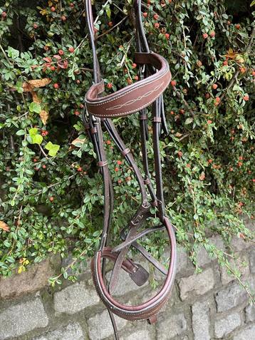 Hoofdstel bruin gecombineerde neusriem -FULL beschikbaar voor biedingen