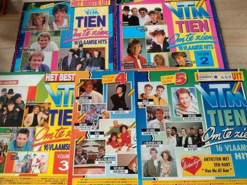 LOT: 5 x LP TIEN OM TE ZIEN : Will Tura-Clouseau-Kreuners .., Cd's en Dvd's, Vinyl | Nederlandstalig, Zo goed als nieuw, Levenslied of Smartlap