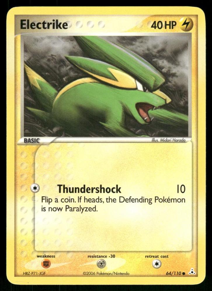 Electrike 64/110 - Holon Phantoms, Hobby en Vrije tijd, Verzamelkaartspellen | Pokémon, Gebruikt, Verzenden