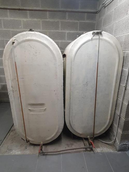 Cuve Mazout 2x 1000L / Oil tank 2x 1000L, Doe-het-zelf en Bouw, Containers, Ophalen