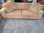 Prachtige velvet 2 x 3 zit HEEL GOEDE STAAT, Huis en Inrichting, Ophalen, Zo goed als nieuw, Rechte bank, Stof