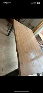 Houten - degelijke tafel, Huis en Inrichting, Tafels | Eettafels, Ophalen, 100 tot 150 cm, Vijf personen of meer, 150 tot 200 cm