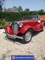 MG TD | 1953 | Route 66 Auctions, Auto's, Zwart, Bedrijf, Handgeschakeld, Overige carrosserie