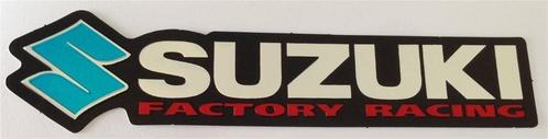 Suzuki Factory Racing metallic sticker #3, Motos, Accessoires | Autocollants, Envoi
