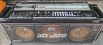 Vintage cassette boombox, TV, Hi-fi & Vidéo, Radios, Utilisé, Enlèvement ou Envoi