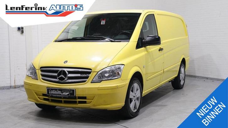 Mercedes-Benz Vito 113 CDI 136 pk Lang Automaat Airco, APK 1, Auto's, Bestelwagens en Lichte vracht, Bedrijf, ABS, Airconditioning