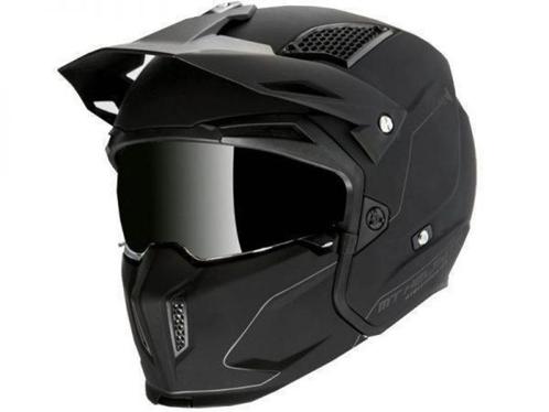 HELM MT STREETFIGHTER SV MAAT XXL MAT ZWART 63/64 CM NIEUW, Vélos & Vélomoteurs, Casques de cyclomoteur, Neuf, Enlèvement ou Envoi