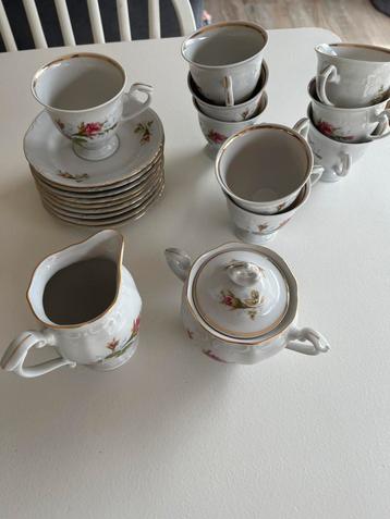 Koffieservies ( antiek )( 20 stuks ), Antiek en Kunst, Ophalen