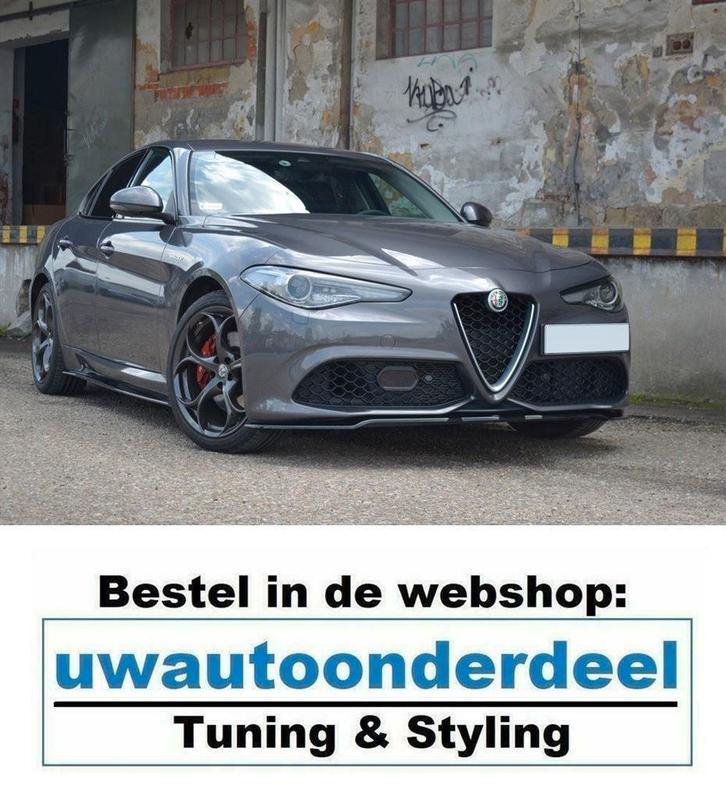Spoiler Voorspoiler Lip Splitter Voor Alfa Romeo Giulia, Auto diversen, Tuning en Styling, Verzenden