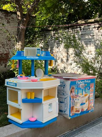 Fisher Price keuken + alle toebehoren beschikbaar voor biedingen