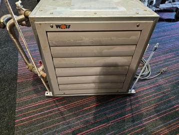 Wolf lucht heater kachel indirecte verwarming werkplaats beschikbaar voor biedingen