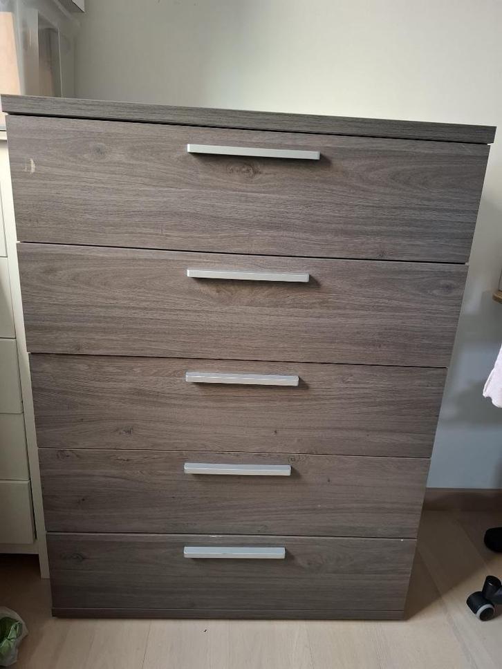 Moderne commode met 5 lades, Huis en Inrichting, Kasten | Ladekasten, 100 tot 150 cm, 50 tot 100 cm, 50 tot 75 cm, 5 laden of meer