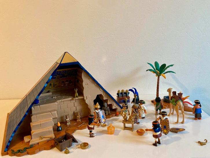 Pyramide et figurines Playmobil - 50 euros - Excellent état, Kinderen en Baby's, Speelgoed | Playmobil, Zo goed als nieuw, Complete set
