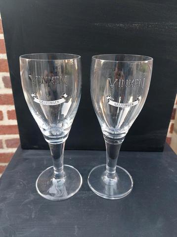 Verres à bière Vinken Geistingen, Enlèvement ou Envoi, Comme neuf, Verre à bière