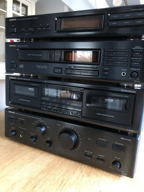 Onkyo stereoketen (enkel nog radio!), TV, Hi-fi & Vidéo, Chaîne Hi-fi, Utilisé, Deck cassettes ou Lecteur-enregistreur de cassettes