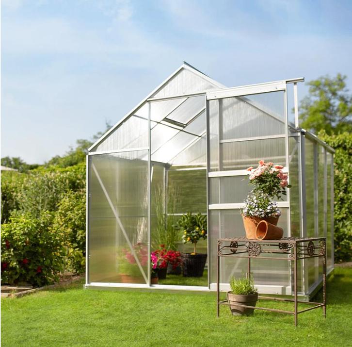 Serre polycarbonate 1m90x1m85x1m95 aluminium Neuf, Jardin & Terrasse, Serres, Neuf, Serre, Aluminium, Polycarbonate, Envoi