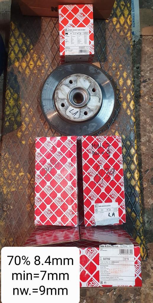 Citroen Opel Remschijf 2x achter 32782 FEBI 0135146 zgan 70%, Auto-onderdelen, Remmen en Aandrijving, Citroën, Opel, Peugeot, Gebruikt