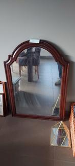 Grote houten spiegel, Antiek en Kunst, Antiek | Spiegels, Ophalen, Rechthoekig, 50 tot 100 cm, Minder dan 100 cm
