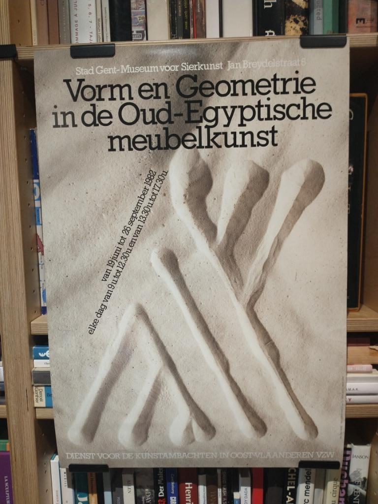 Vorm en Geometrie in de Oud-Egyptische meubelkunst affiche, Ophalen of Verzenden