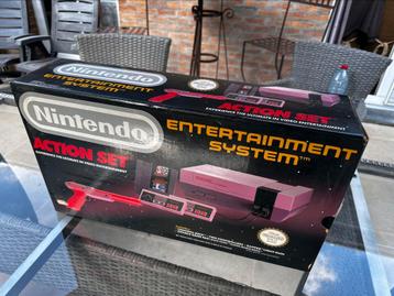  Nintendo NES Action Set 1985 –Boîte+Zapper+Mario/Duck Hunt beschikbaar voor biedingen