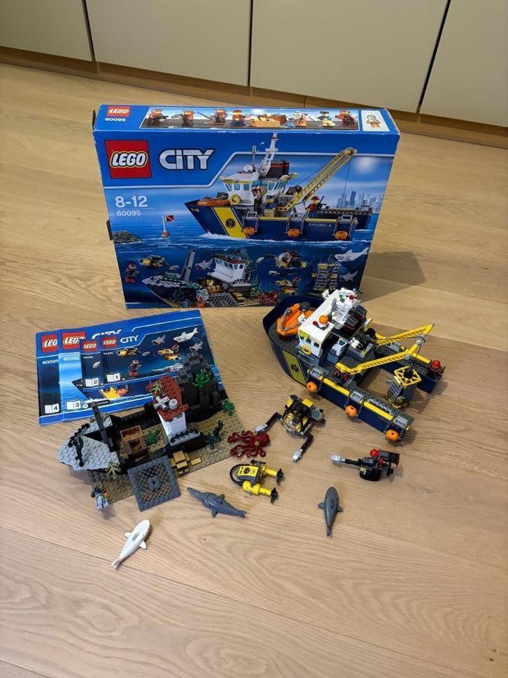 LEGO City – Bateau de recherche sous-marine (60095), Kinderen en Baby's, Speelgoed | Duplo en Lego, Zo goed als nieuw, Lego, Losse stenen