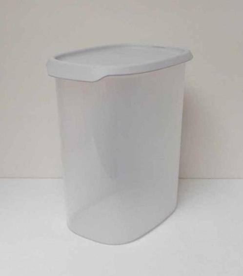 Tupperware™ « One Touch Fresh » ovale - 1,1 liter - grijs, Huis en Inrichting, Keuken | Tupperware, Nieuw, Bus of Trommel, Wit