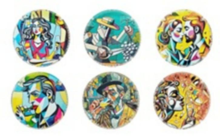 Champagne capsules - Generieken Eclat de vigne .. (G 1485), Verzamelen, Complete verzamelingen en Collecties, Verzenden