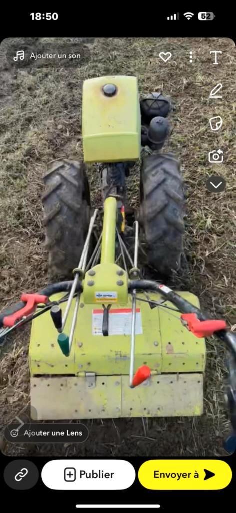 motoculteur Grillino, Doe-het-zelf en Bouw, Gereedschap | Freesmachines, Gebruikt, Benzine, Overige soorten, Ophalen